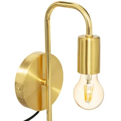 Atmosphera Créateur D'Intérieur Applique Pour Salon<Applique murale Keli - métal et cuivre - doré - D12 cm - Atmosphera
