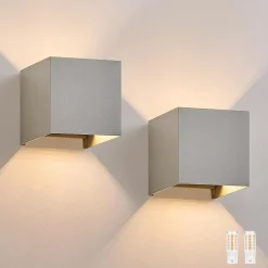 zmh Applique Murale Extérieure<Applique Murale LED Intérieur 2er Applique Extérieure Up Down Luminaires Muraux Moderne Couloir