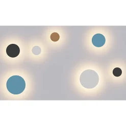 Best Beneito & Faure Applique murale LED Mac Wall Corten 15 W, interrupteur CCT, aluminium 2700 K/3200 K/4000K, 360 degrés -
