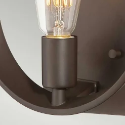 Sale Elstead Lighting Applique murale Theater Row 1 lumière - Bronze western