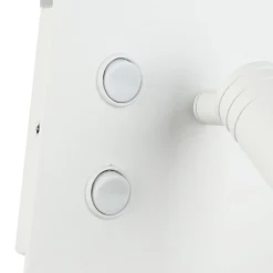 Alpinaluz Applique Murale Intérieure<Applique murale 7W spot orientable 3W avec port USB et Type C interrupteurs lumière 2700K spot gauche en métal blanc.