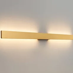Best Kosilum Applique ultra design minimaliste dorée LED extérieur - Sambai