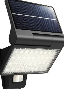 Arlux Lighting Applique Murale Extérieure|Éclairage Solaire<Applique Solaire KITE 5W 350lm Detecteur de Mouvement - Anthracite