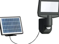 Arlux Lighting Éclairage Solaire|Projecteur Extérieur<Projecteur Solaire FLOOD 15W 1000lm - Noir - Detecteur de Mouvement