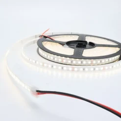 Alpinaluz Bande LED 24V DC 10Wm Monochrome Blanc Neutre SMD2835 120 pucesm IP65 110lmW Coupure tous les 5cm 5 mètres Largeur 8mm