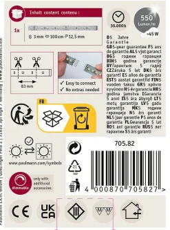 Best Paulmann Bandeau MaxLED 500 "Lumiere du Jour" 1 m en extension du kit