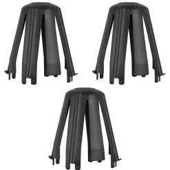 HellermannTyton Spot Encastrable|Spot<Capot de protection pour spot encastrés SpotClip-II noir vendu par 3 pièces
