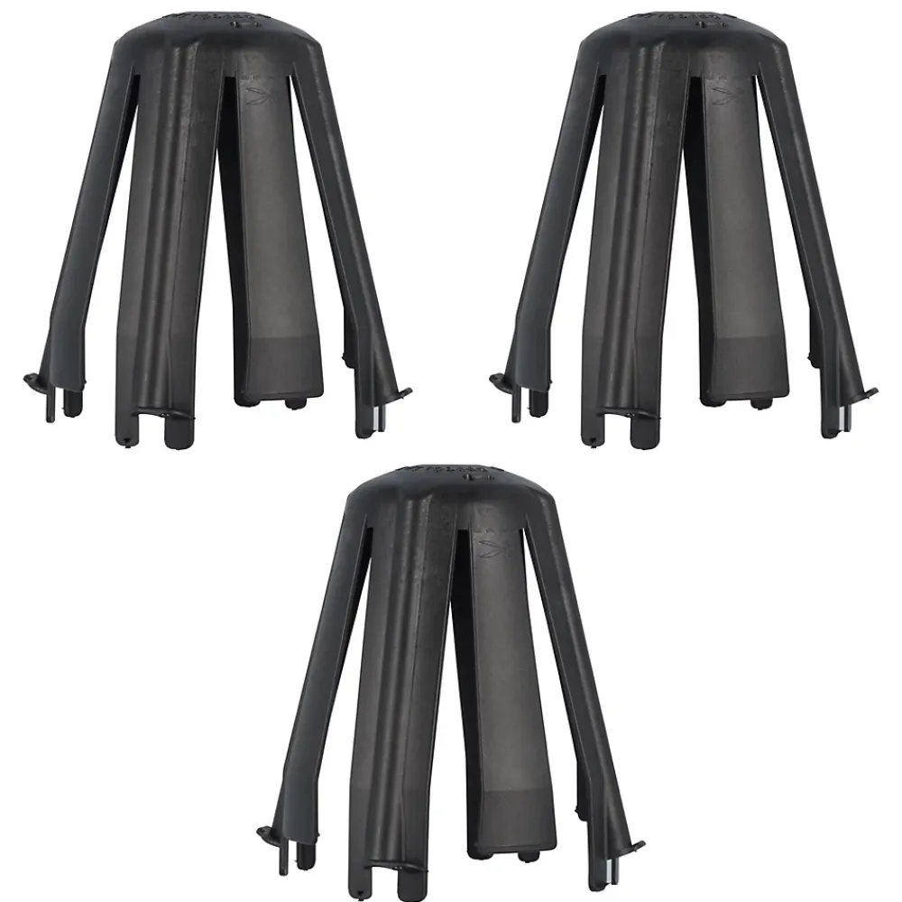 HellermannTyton Spot Encastrable|Spot<Capot de protection pour spot encastrés SpotClip-II noir vendu par 3 pièces