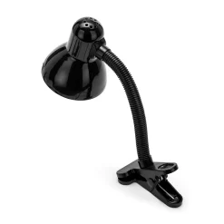 Velamp Veilleuse Sur Prise<CHARLESTON CLIP: Lampe de bureau avec culot E27 et clip, noir