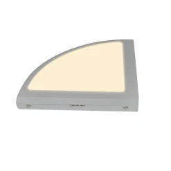 Clearance GoodHome Éclairage d'angle sous meuble Fidalgo LED intégrée variation de blancs 60lm 1.3W IP20 L.9xH.1.1cm blanc