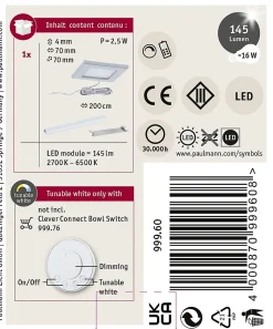 Clearance Paulmann Clever Connect Spot LED Pola Tunable White 2,5W Chrome mat