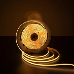 Outlet Näve COB-LED-Stripe 5 mètres, blanc/transparent, dimmable avec fonction mémoire