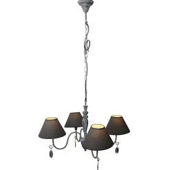 Hot Näve Couronne décorative noire d : 55cm 'Castellum'