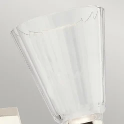 Sale Elstead Lighting Elstead Kichler Kayva Applique murale LED intégrée Nickel poli, 3000K, IP44