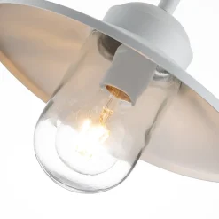 Sale Elstead Lighting Elstead Klampenborg Applique d'extérieur Dome Blanc, IP44