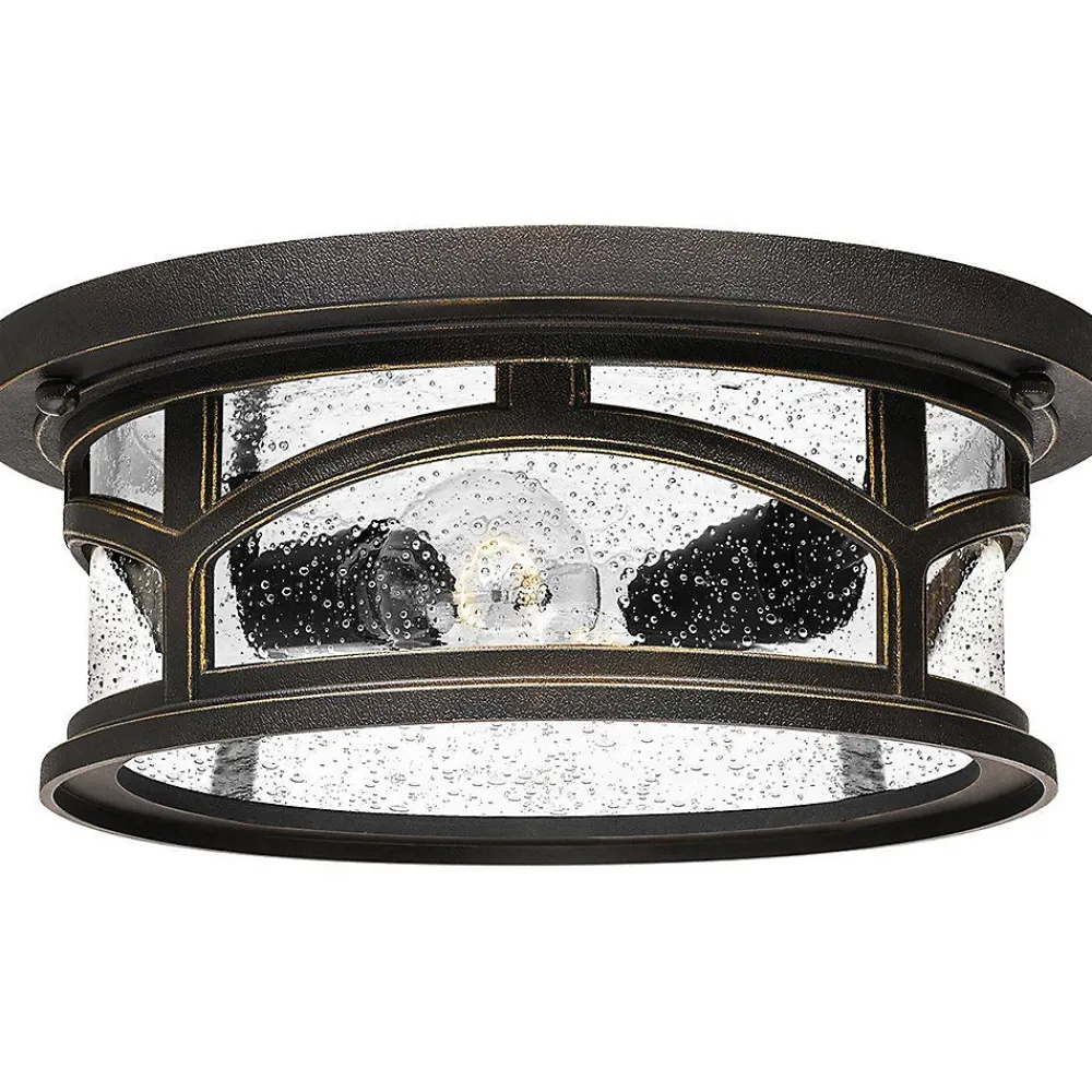 Discount Elstead Lighting Elstead Marblehead - Plafonnier à 2 ampoules - Fini bronze palladien, E27