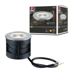 Best Paulmann Encastré de sol LED Vanea résistant à l'eau de mer IP67 rond 100mm 3000K 3,5W 160lm 230V 93 Alu Aluminium