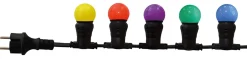 Tibelec Guirlande Lumineuse Extérieure<Guirlande extérieure 10 ampoules B22 multicolor 300 Lumens Pro 10m
