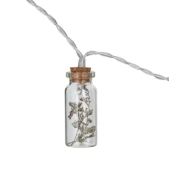 Atmosphera Créateur D'Intérieur Guirlande Lumineuse Intérieure<Guirlande LED à pile - 10 fleurs - verre - L165 cm - Atmosphera