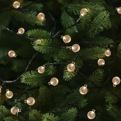 Best Näve Guirlande lumineuse d'extérieur avec boules décoratives en VERRE, longueur 868 cm, blanc chaud