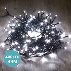 Skylantern Guirlande Lumineuse Intérieure<Guirlande Lumineuse 44m Câble Noir 400 Leds Blanc froid