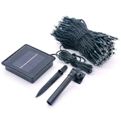 Best Lumisky Guirlande lumineuse solaire 8 modes YOGY SOLAR WARM 400 Jaune Plastique 3.90M