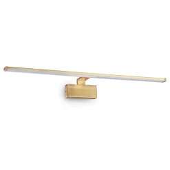 Clearance Ideal Lux ALMA - Applique murale LED intégrée à 1 lumière, laiton satiné 3000K