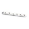 Clearance Ideal Lux Prive' - Applique murale intérieure à 6 ampoules au-dessus de miroir, chrome, E14
