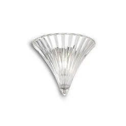 Best Ideal Lux Santa - Applique murale intérieure à 1 ampoule transparente avec petit verre, E14