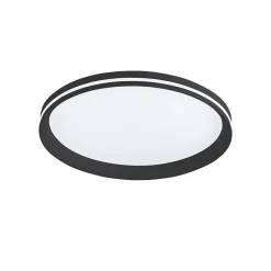Fabas Luce Applique Pour Salon|Applique Murale Pour Cuisine<Isy - Plafonnier LED Aluminium - LED intégrée 52W IP20 Noir