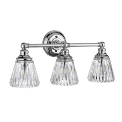 Sale Elstead Lighting Keynes Applique 3 Lumières Chrome Poli IP44
