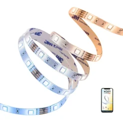 Xanlite Ruban Led<KOZii - Ruban LED connecté KOZii, 2m, multi-blancs, Variation de température de lumière et d'intensité - KLSAK2CCT