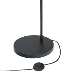 Best GoodHome Lampadaire Bantry E27 15W H.160.2xP.45.5cm noir