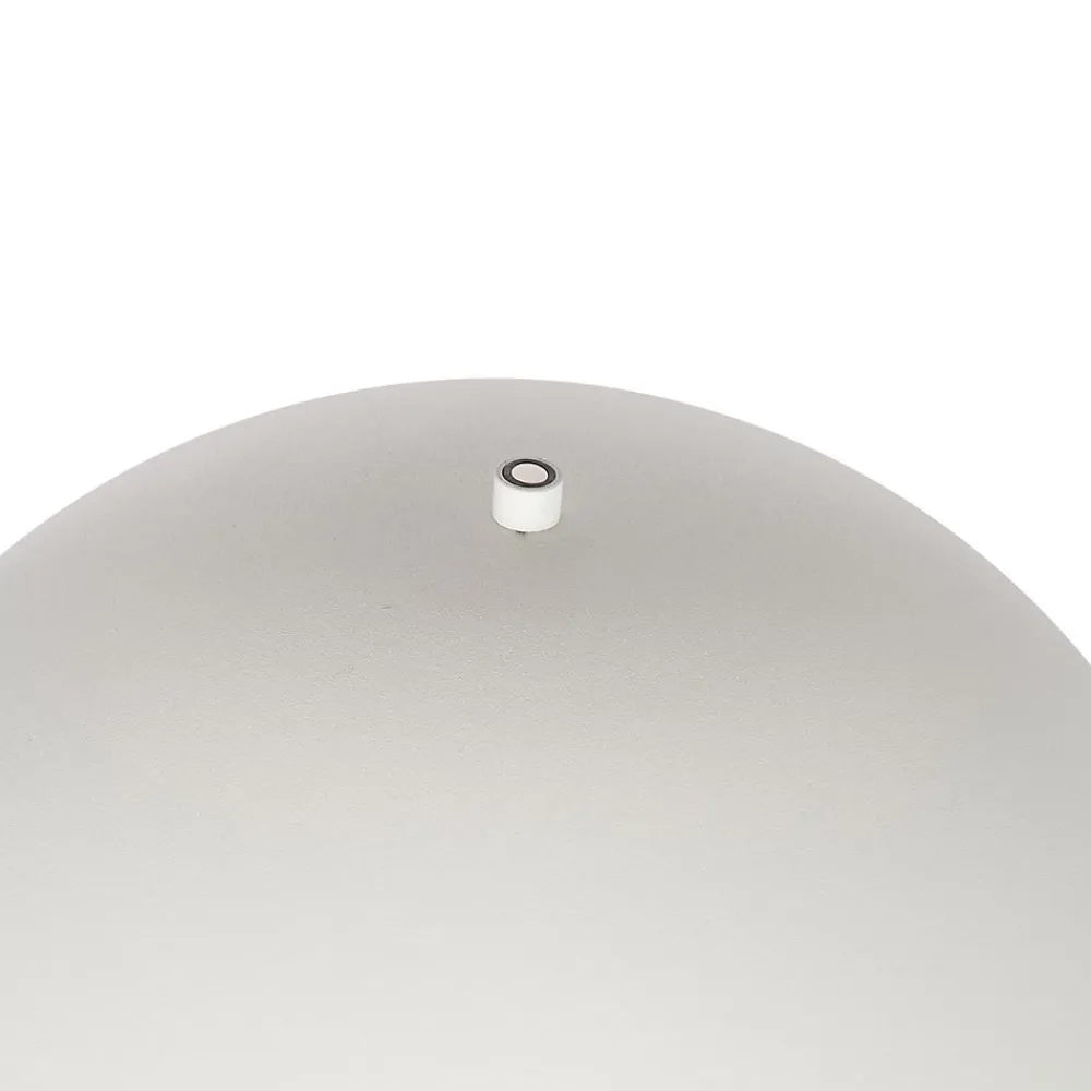 Best Qazqa Lampadaire d'extérieur blanc rechargeable à intensité variable 3 niveaux - Keira
