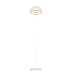 Best Qazqa Lampadaire d'extérieur blanc rechargeable à intensité variable 3 niveaux - Keira