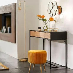 Atmosphera Créateur D'Intérieur Lampadaire Intérieur<Lampadaire Keli doré - métal H150 cm - Atmosphera