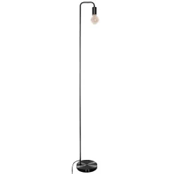 Atmosphera Créateur D'Intérieur Lampadaire Keli noir - métal H150 cm - Atmosphera