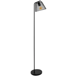 Sale Näve Lampadaire 'KORIE', lampadaire en métal noir, avec douille E27, hauteur 140 cm, pour le salon et le bureau