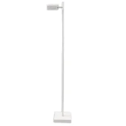 Sale Näve Lampadaire LED LUPA rechargeable 135cm aluminium blanc LEDs fixes 2400lm dimmable CCT RGB 3000 a 6500K moderne