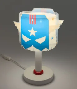 Best Dalber Lampe De Chevet Pour Enfant Blue Hero Super-héros