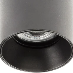 Best Faro Lampe de plafond Barcelona - Stan GU10 max 5W - Métal peint, fixation au plafond, ampoule non incluse - Noir