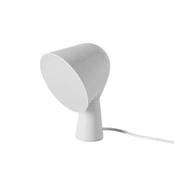 Alpinaluz Lampe De Bureau<Lampe de table en ABS blanc Design moderne et compact, douille E14