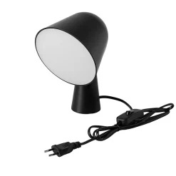 Alpinaluz Lampe De Bureau<Lampe de table en ABS noir Design moderne et compact, douille E14