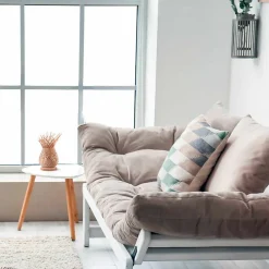 Alpinaluz Lampe De Bureau<Lampe de table en osier avec base en bois ARANA E27