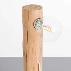 Discount 7H Sevenon Lampe de Table Encre Naturelle 8x8x38cm Blanc 7hSevenOn Deco