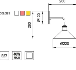 Aluminor Applique Pour Salon|Applique Murale Pour Salle À Manger<Lampe murale Bell app -