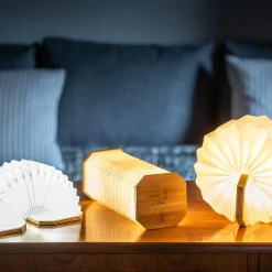 Gingko Veilleuse Sur Batterie<Lampe Smart Accordion en Bois -