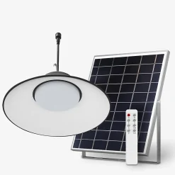 Discount Groupe Ddc Lampe Solaire Suspendue 500LM IP65 - Éclairage Réglable 3000K, 4000K, 6000K - Terrasse, Pergola, Jardin -