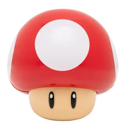 Enfant Veilleuse Bébé Et Enfant|Luminaire Pour Chambre Enfant<Lampe Super Mario rouge, veilleuse décorative champignon 3D et sons, l.12,5 x H.12 cm sans fil, Paladone