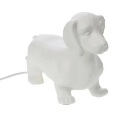 Amadeus Veilleuse Sur Prise<Lampe Teckel en porcelaine 12x26x19cm